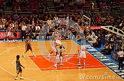 Knicks x Indiana Pacers Madison Square Garden Editorial Stock Photo