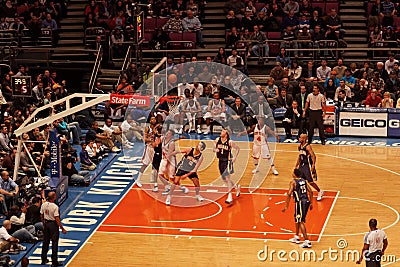 Knicks x Indiana Pacers Madison Square Garden Editorial Stock Photo