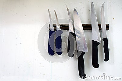 Knife block Stock Photo