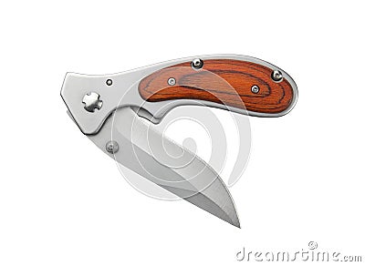 Knife with CLIPPING PATH Stock Photo