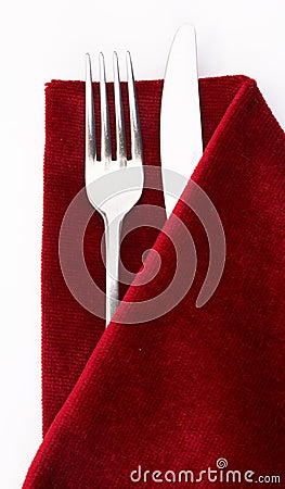 Knife and fork Stock Photo