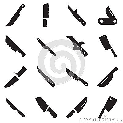 Knife in the kitchen icon Vector Illustration