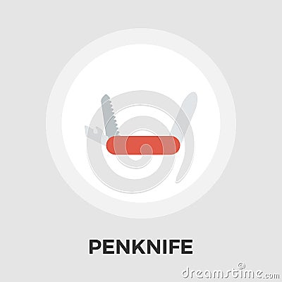 Knife vector flat icon Vector Illustration