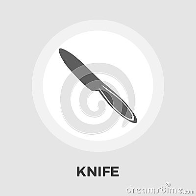 Knife vector flat icon Vector Illustration