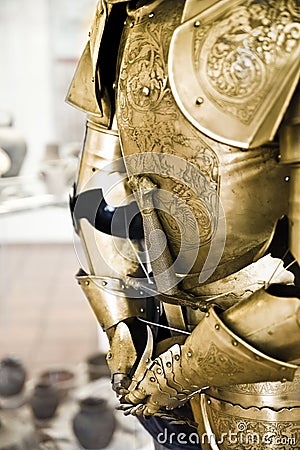 Knight armor Stock Photo