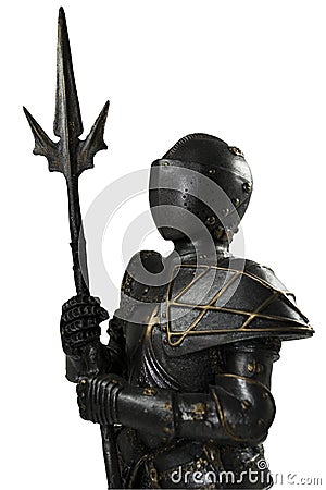 Knight in armor Stock Photo