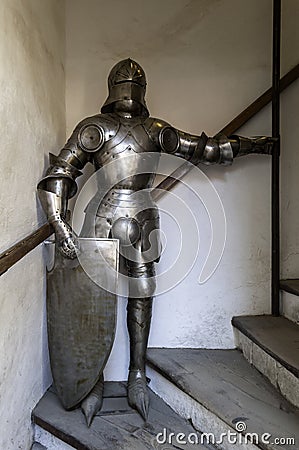 Knight armour. Stock Photo