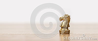 Knight horse chess pieces stand concepts of challenge of leader business team or teamwork volunteer or wining and leadership Stock Photo