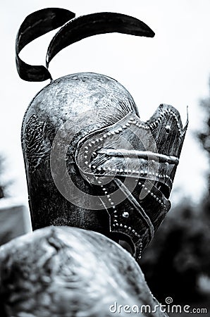 Knight profile Stock Photo