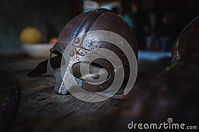 Knightly equipment Stock Photo