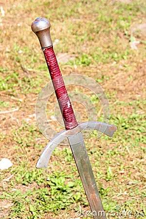Knightly sword Stock Photo