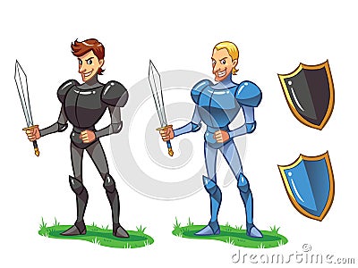 Knights Vector Illustration