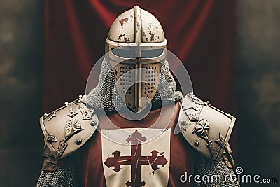 Knights templar Medieval fantasy Photo Stock Photo