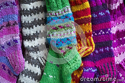 Knit Socks Stock Photo