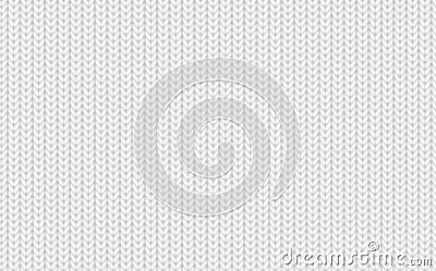 Knitted fabric. Knit seamless pattern. Knitting background. Knitting wool. Knitted background. Endless knit texture for design wal Vector Illustration