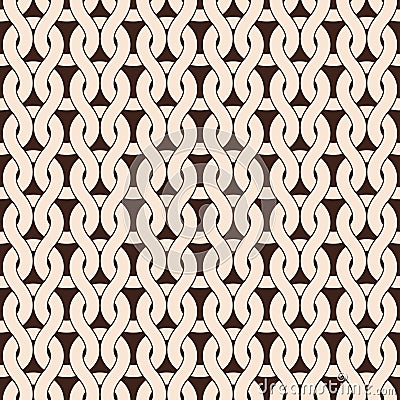 Knitted pattern Vector Illustration