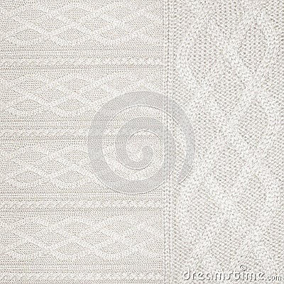 Knitted texture Stock Photo