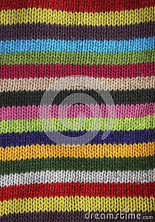 Knitted wool Stock Photo