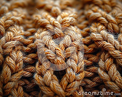 Knitted wool texture in close-up Stock Photo