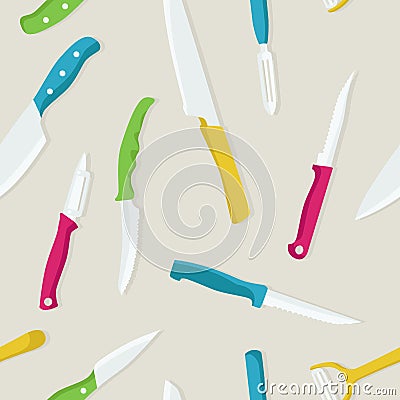 Knives and peelers Vector Illustration