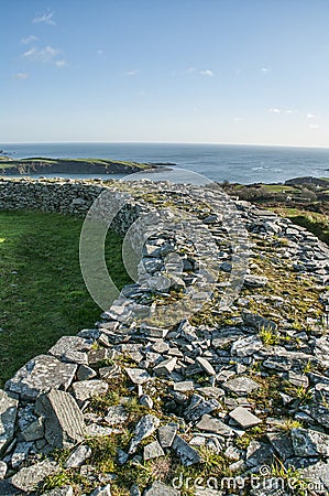 Knockdrum Stone Fort Stock Photo