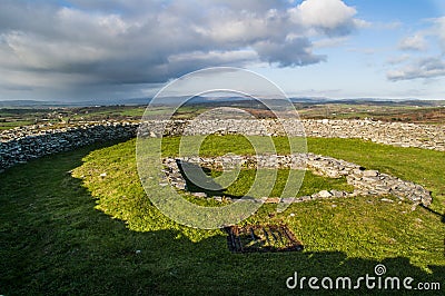 Knockdrum Stone Fort Stock Photo