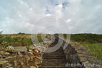 Knockdrum Stone Fort Stock Photo