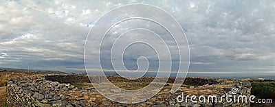 Knockdrum Stone Fort Stock Photo