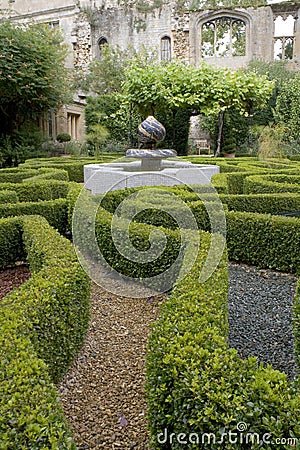 Knot garden Stock Photo