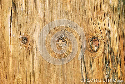 Knots in weathered plywood Stock Photo