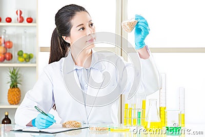 We know research need to be record to find the answer Stock Photo