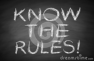 Know The Rules Royalty-Free Stock Photography | CartoonDealer.com #51275789