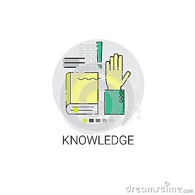 Knowledge Elearning Education Online Icon Vector Illustration