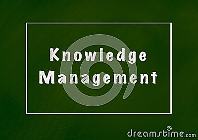 Knowledge management Cartoon Illustration