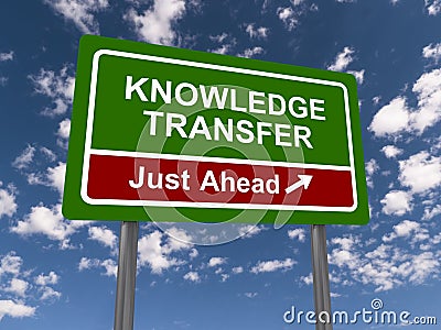 Knowledge transfer Stock Photo