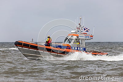 KNRM lifeboat PAUL JOHANNES Editorial Stock Photo