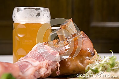 Knuckle of pork Stock Photo