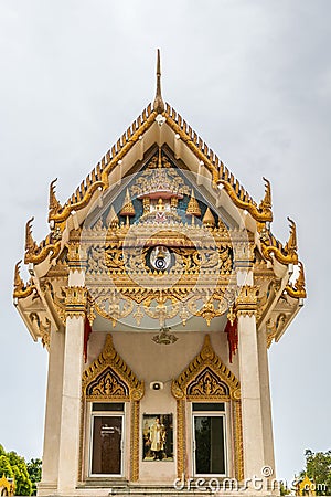 Royal shrine at Ko Samui Island, Thailand Editorial Stock Photo