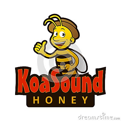 Koa Sound honey illustration vector Vector Illustration