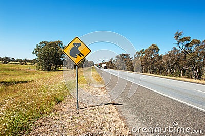 Koala warning Stock Photo