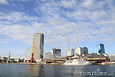 Kobe harborland in Kobe, Hyogo Editorial Stock Photo