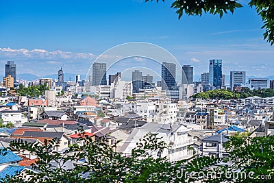 Kobe, Japan from Hyogo Ward Editorial Stock Photo