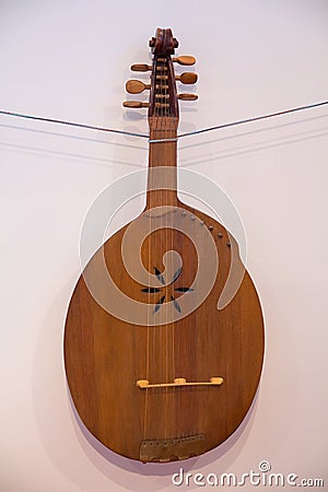 Kobza - an ancient Ukrainian folk instrument Stock Photo