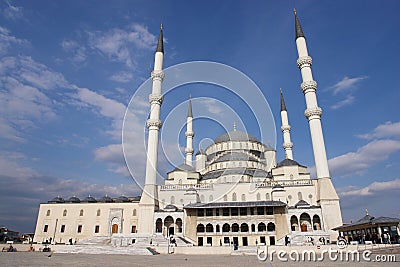 Kocatepe Mosque in Ankara - Turkey Stock Photo