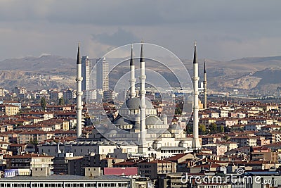 Kocatepe Mosque Stock Photo