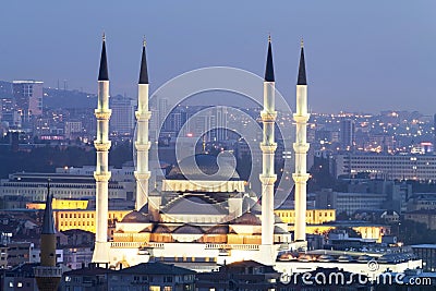 Kocatepe Mosque Stock Photo