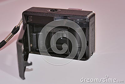 KODAK 155 X INSTAMATIC, Vintage POINT & SHOOT Film Camera Made in Germany. Stock Photo