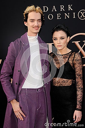 Kodi-Smit McPhee and Rebecca Phillipou Editorial Stock Photo