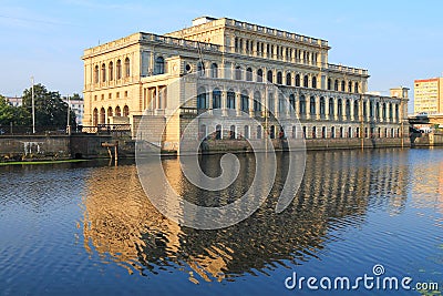 Koenigsberg Exchange built in the Neo-Renaissance architectural style Editorial Stock Photo