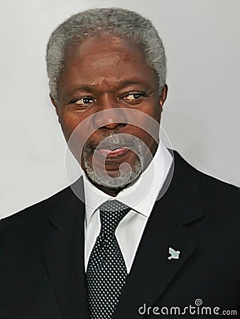 Kofi Annan Editorial Stock Photo